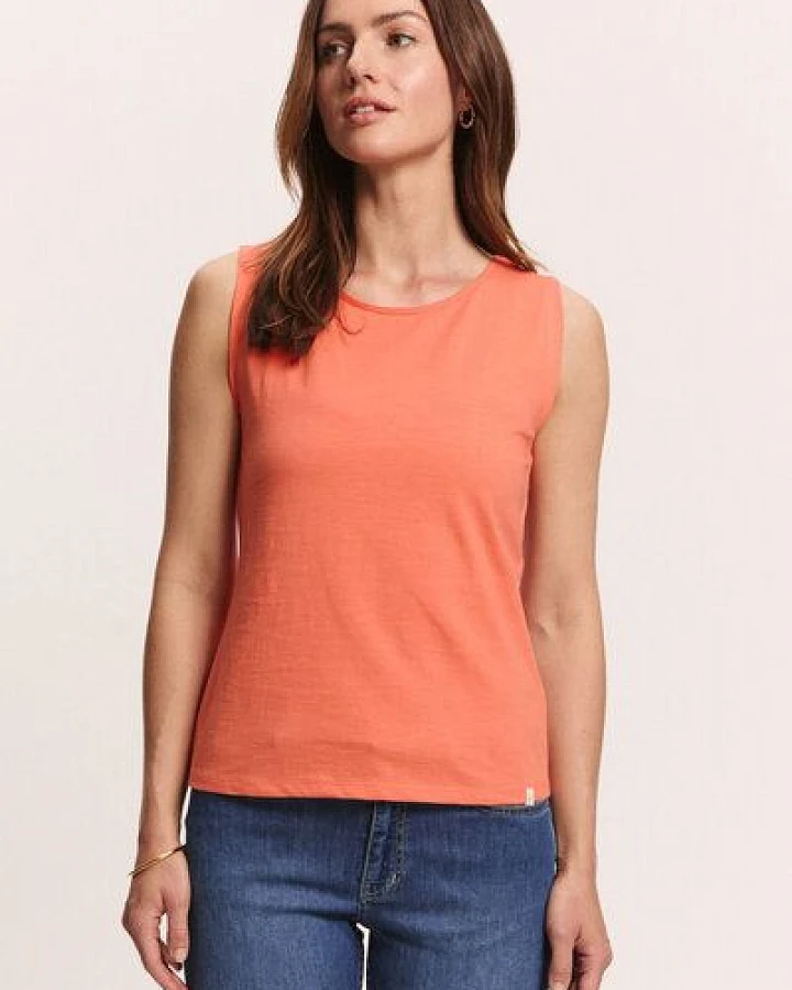 TRANQUILLO Jerseytop Junaa Slub Jersey mit Rücken-Schlitz (1020001)