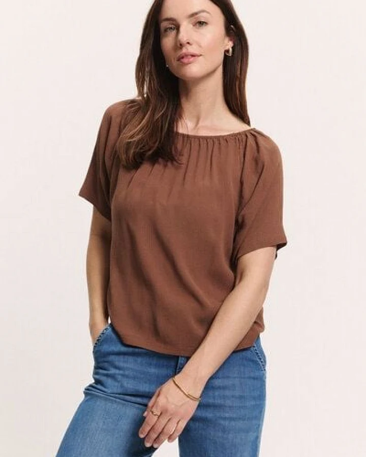 TRANQUILLO Bluse Ruuth aus EcoVero Viskose (1180010)
