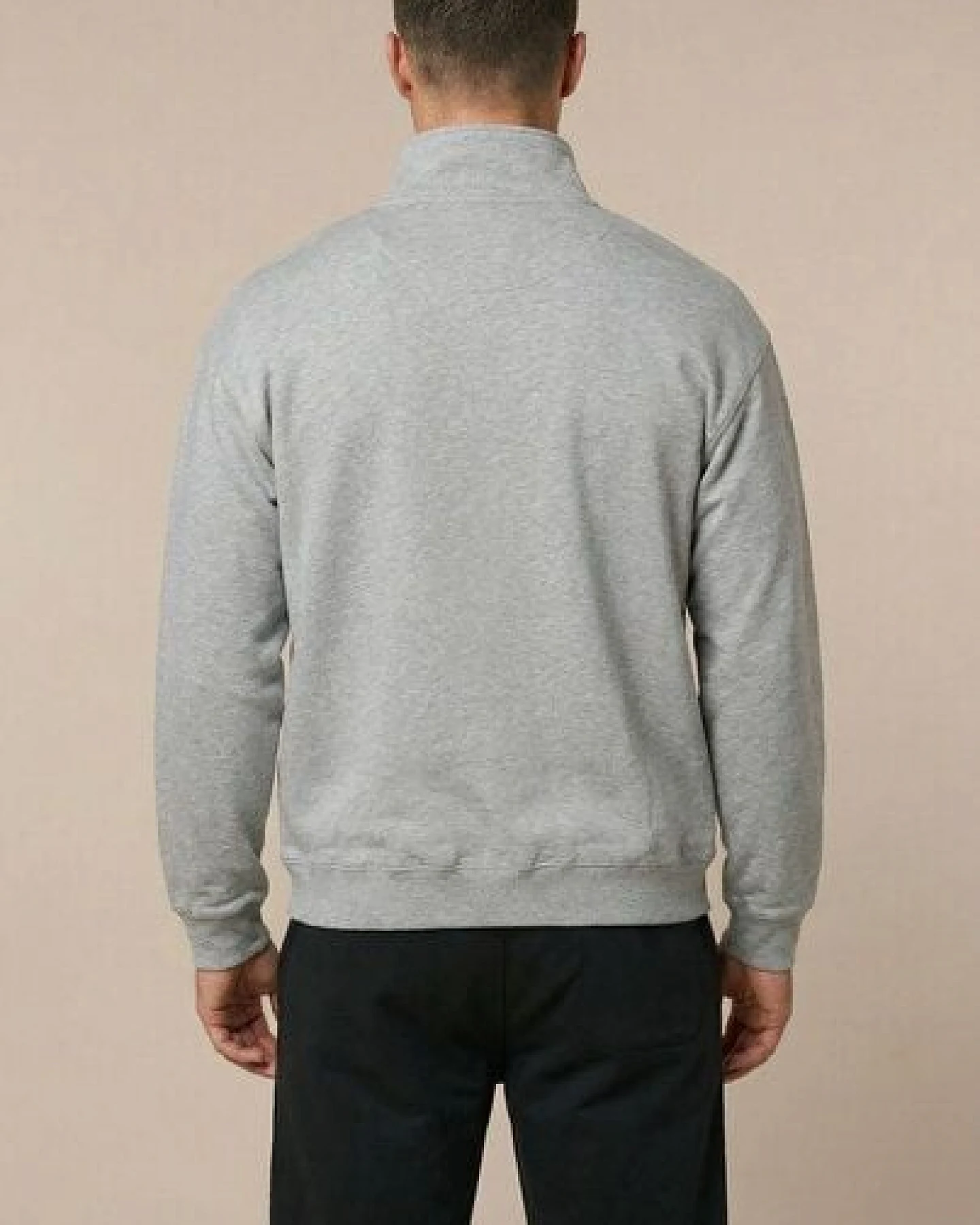 THE FACE OF ELEMENTS 1/4-ZIP - RELAXED FIT SWEATSHIRT AUS BIO-BAUMWOLLE – Ansicht 3