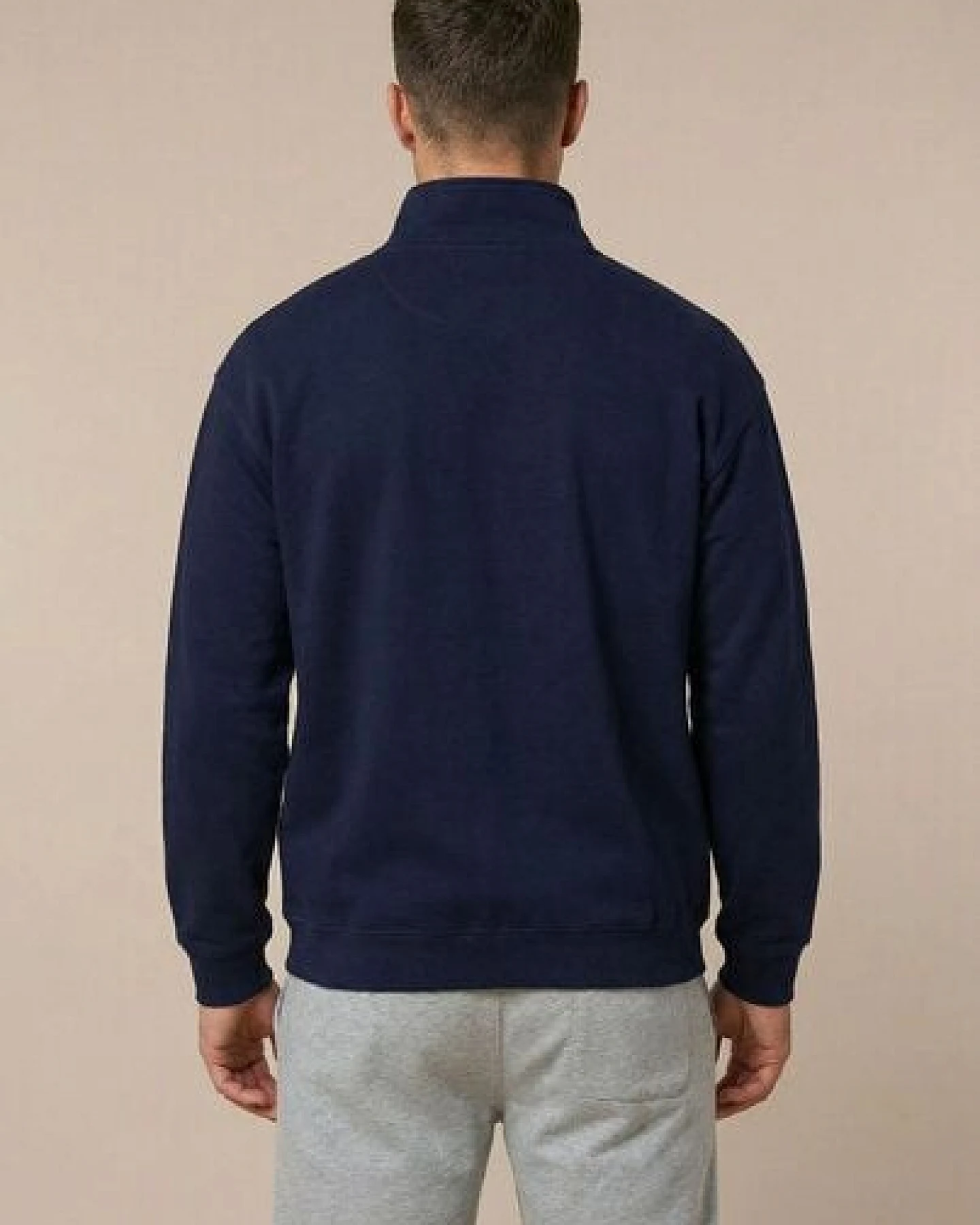 THE FACE OF ELEMENTS 1/4-ZIP - RELAXED FIT SWEATSHIRT AUS BIO-BAUMWOLLE – Ansicht 3