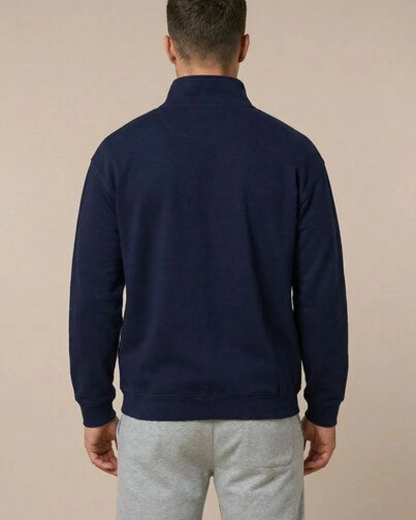 THE FACE OF ELEMENTS 1/4-ZIP - RELAXED FIT SWEATSHIRT AUS BIO-BAUMWOLLE – Ansicht 3