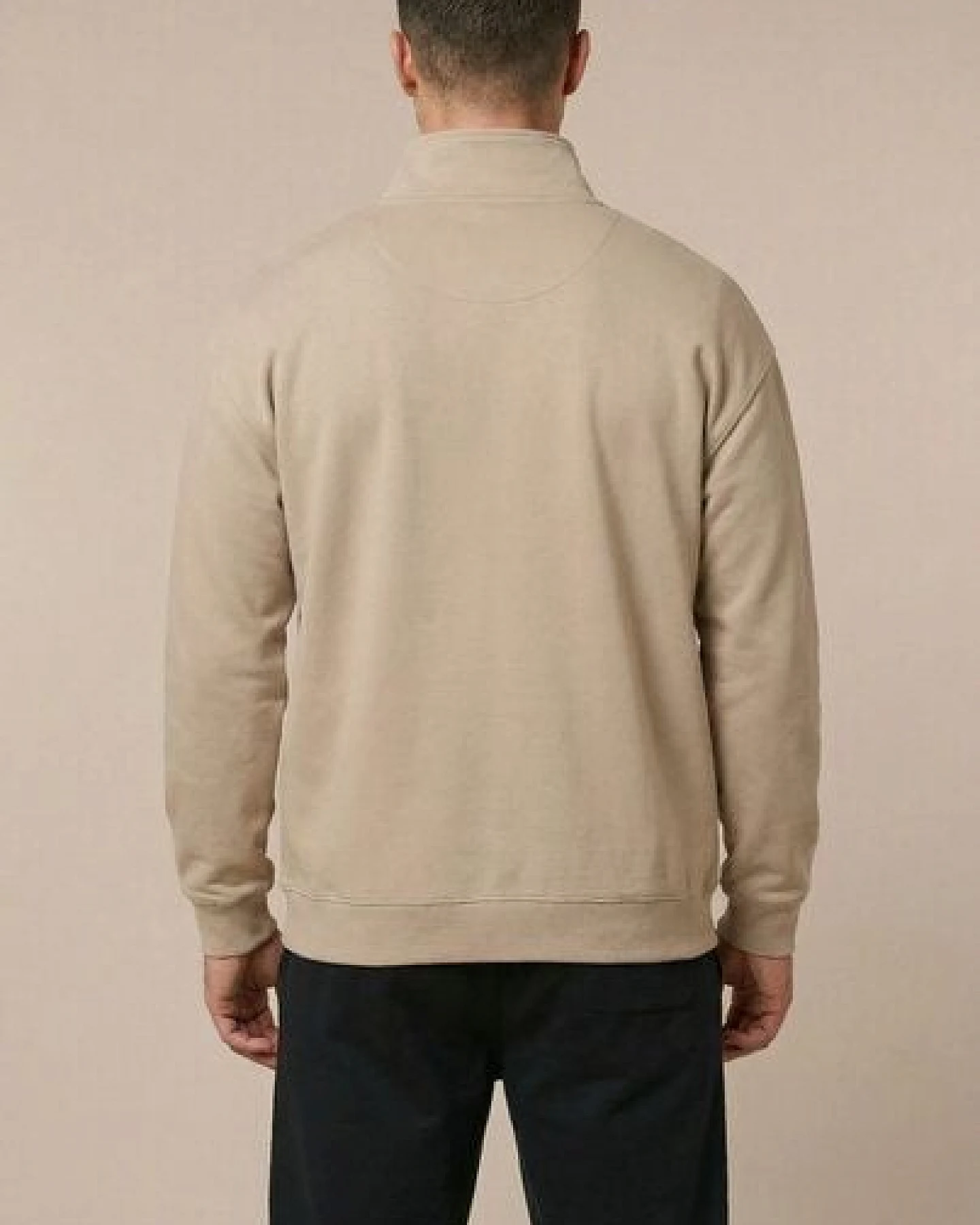 THE FACE OF ELEMENTS 1/4-ZIP - RELAXED FIT SWEATSHIRT AUS BIO-BAUMWOLLE – Ansicht 4
