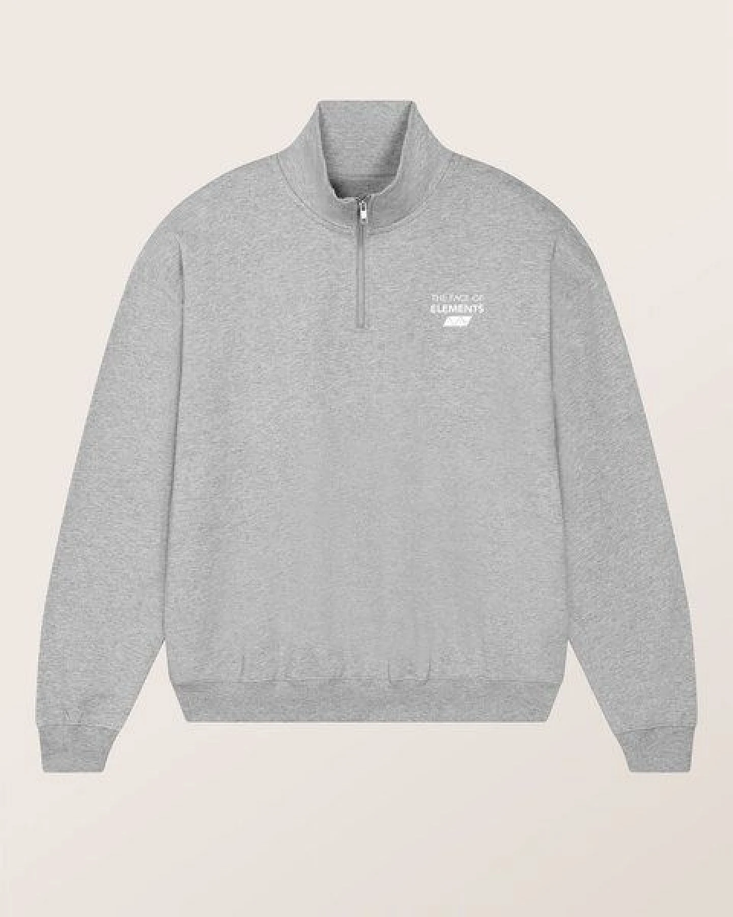 THE FACE OF ELEMENTS 1/4-ZIP - RELAXED FIT SWEATSHIRT AUS BIO-BAUMWOLLE – Ansicht 4