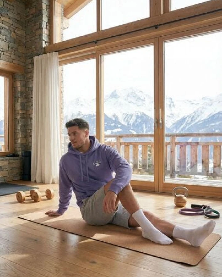 THE FACE OF ELEMENTS FLOW - RELAXED FIT HOODIE AUS 100% BIO-BAUMWOLLE