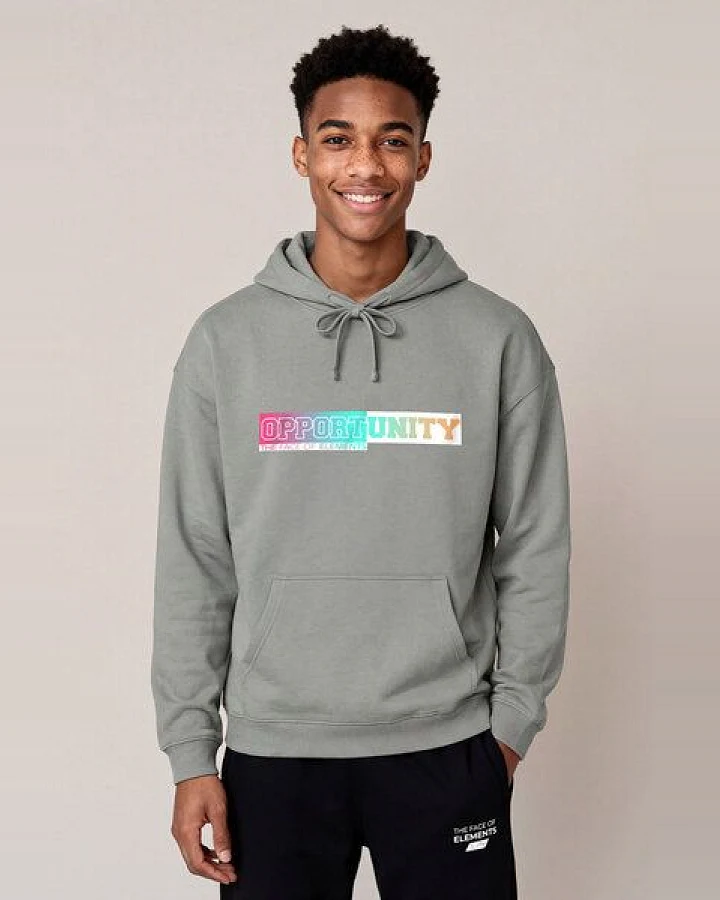 THE FACE OF ELEMENTS OPPORTUNITY - RELAXED FIT HOODIE AUS 100% BIO-BAUMWOLLE