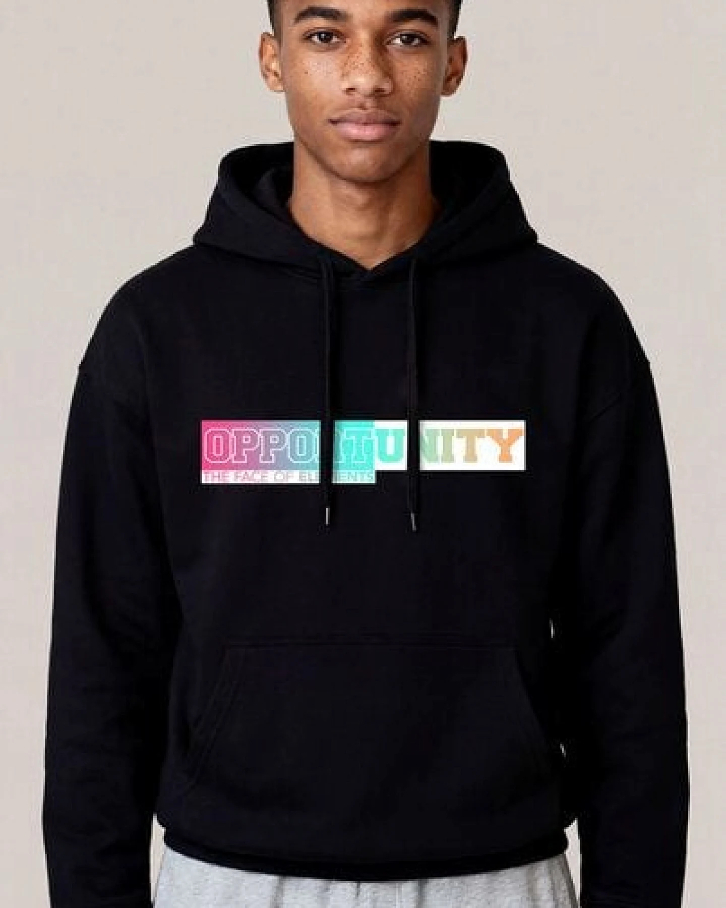 THE FACE OF ELEMENTS OPPORTUNITY - RELAXED FIT HOODIE AUS 100% BIO-BAUMWOLLE – Ansicht 4
