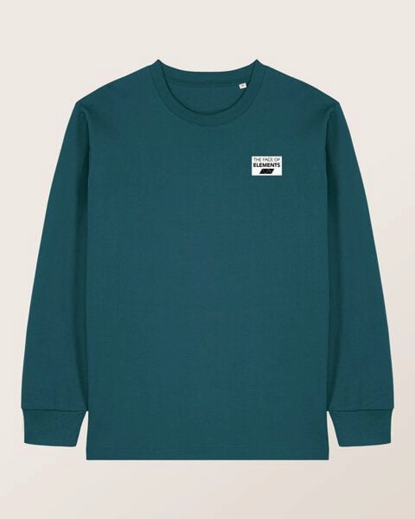 THE FACE OF ELEMENTS PULSE - RELAXED FIT LONGSLEEVE AUS 100% BIO-BAUMWOLLE – Ansicht 3