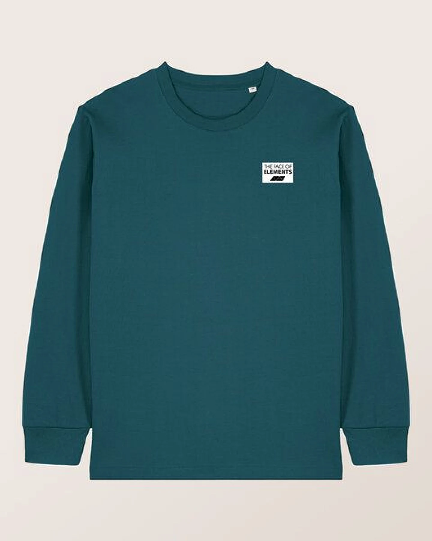 THE FACE OF ELEMENTS PULSE - RELAXED FIT LONGSLEEVE AUS 100% BIO-BAUMWOLLE – Ansicht 3