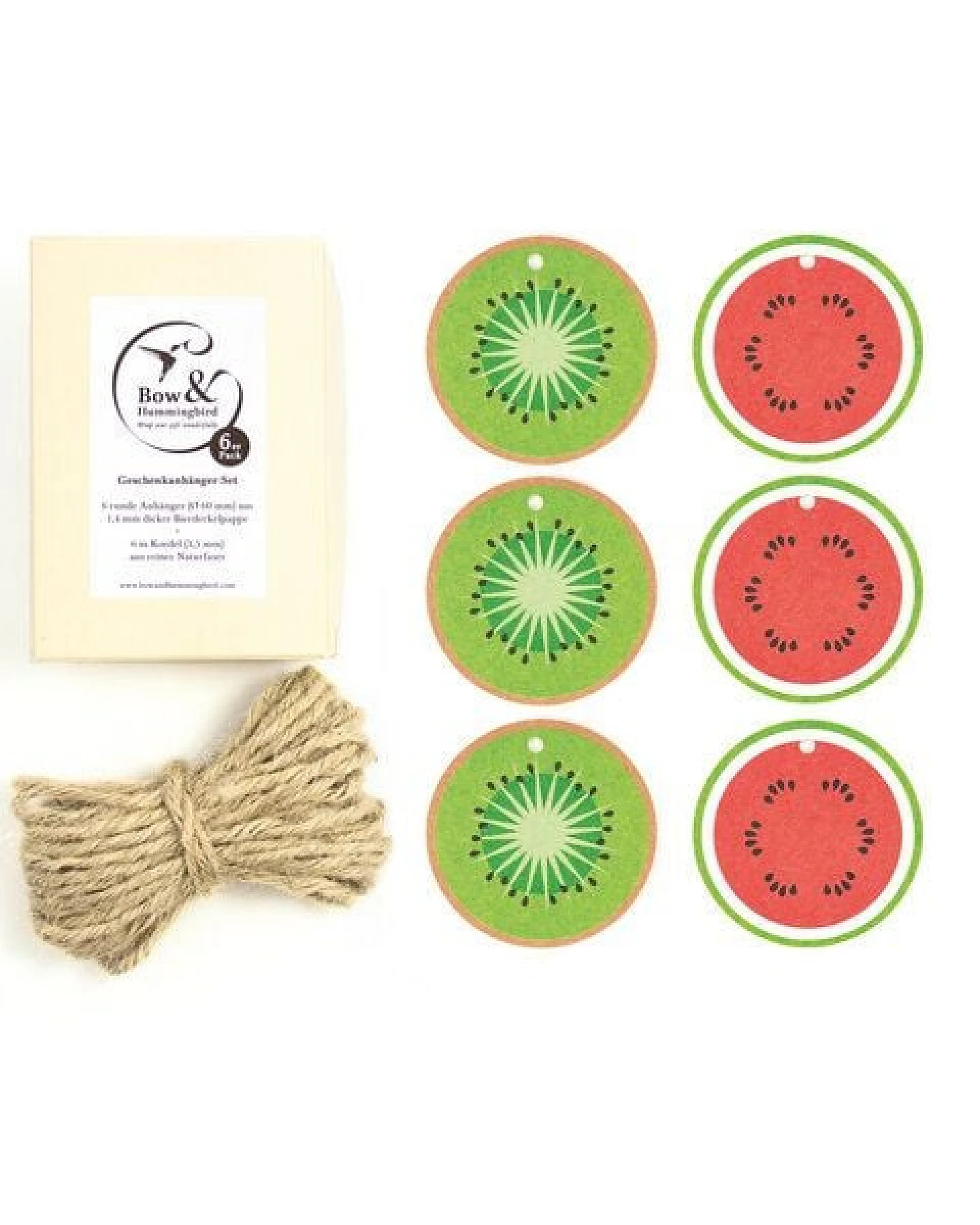 Bow & Hummingbird Geschenkverpackungs-Set Freche Früchte – Ansicht 4