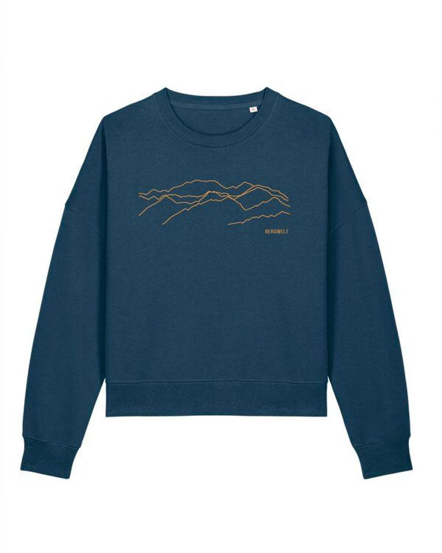 Kultgut Artdesign - Biofair- Pulloversweater Boxistyle / Bergwelt – Ansicht 2