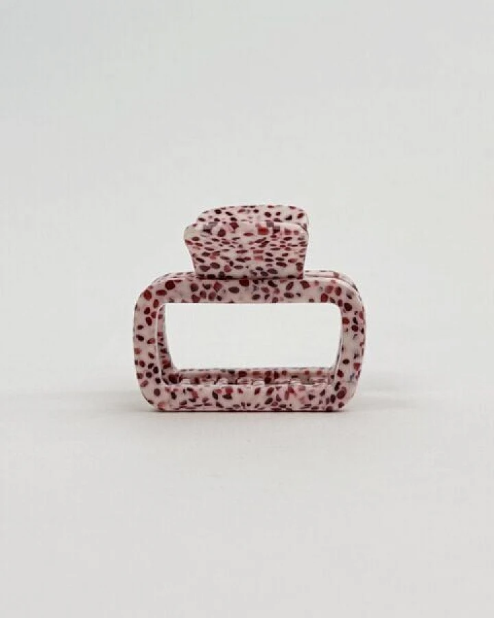 ettics STUDIO spange slim square medium dots rosa