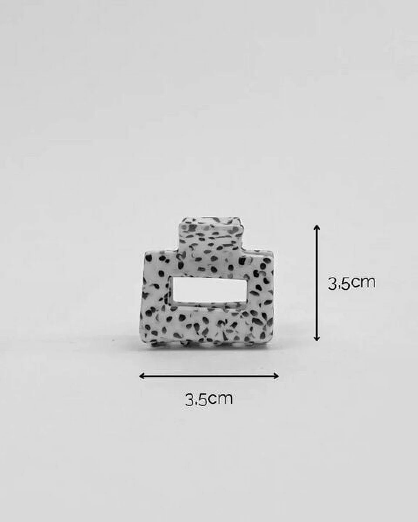 ettics STUDIO spange square small dots red – Ansicht 3