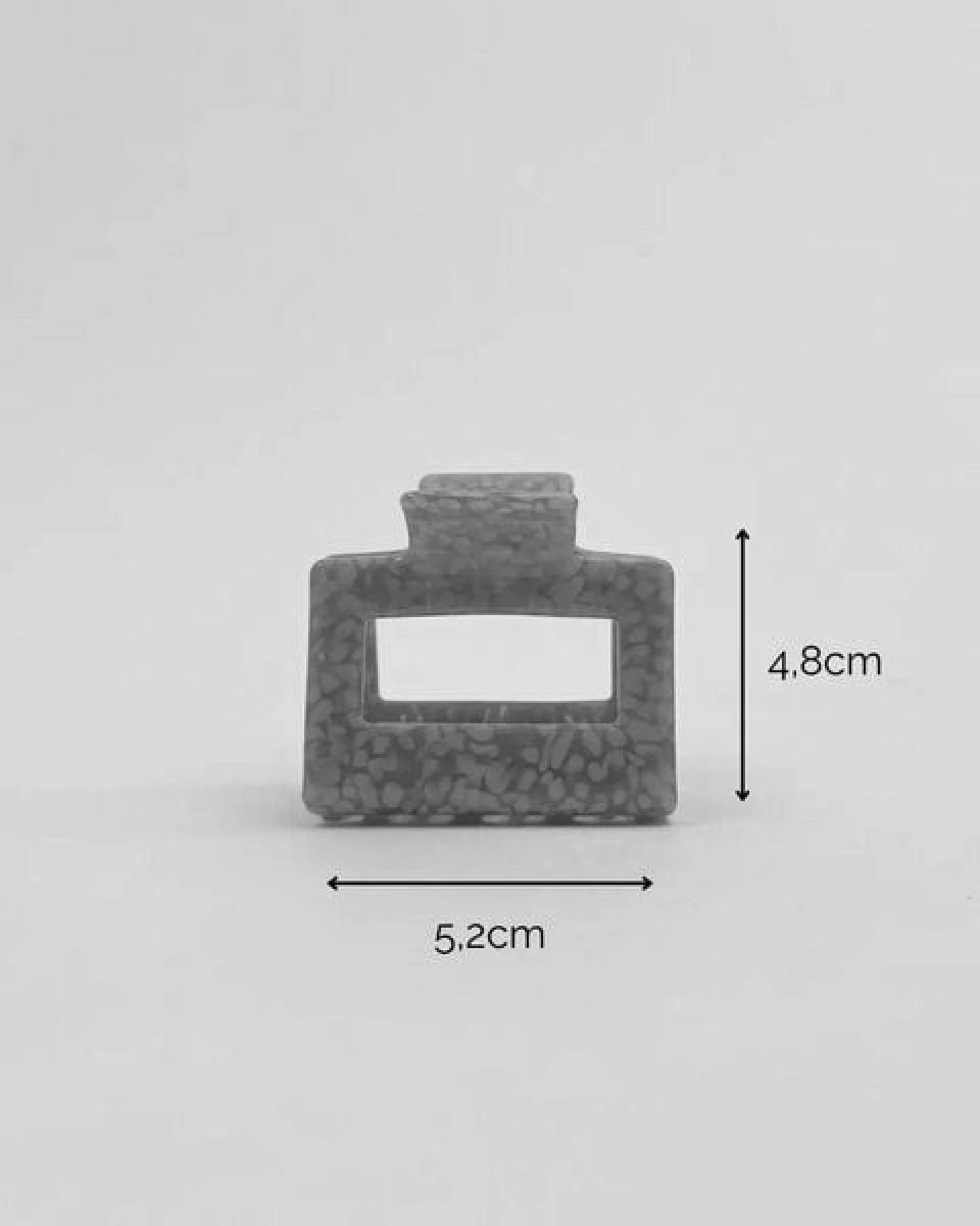 ettics STUDIO spange square medium check rosa – Ansicht 3