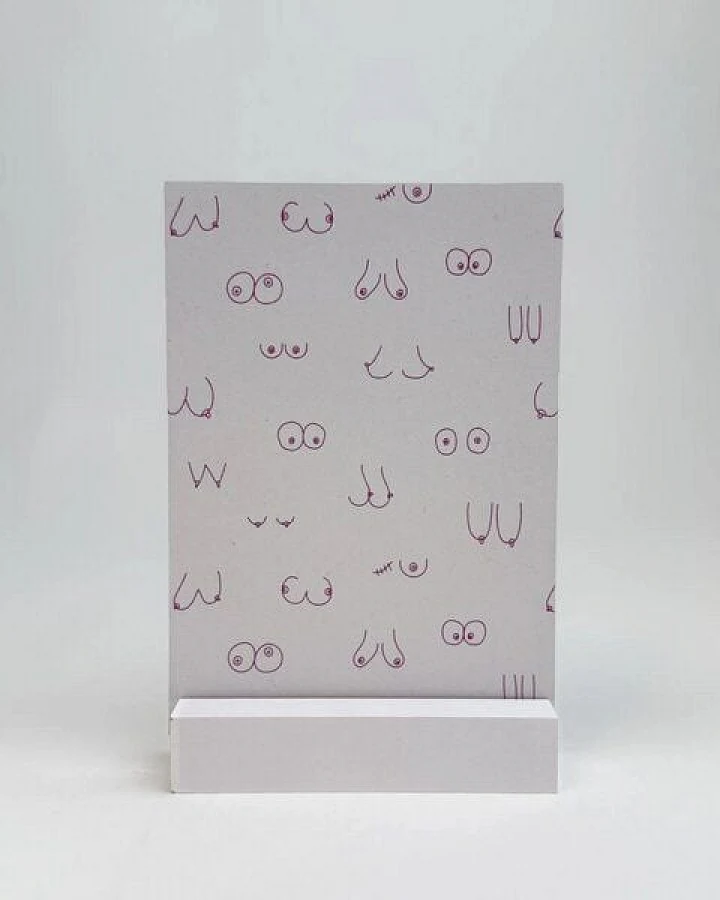 postkarte ettics STUDIO - boobs