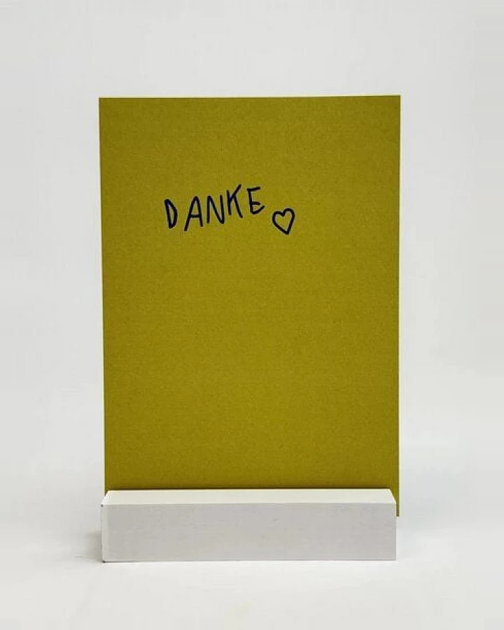 postkarte ettics STUDIO - DANKE