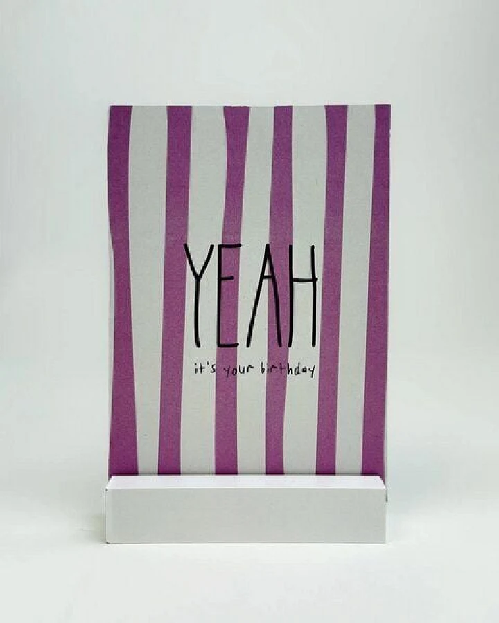 postkarte ettics STUDIO - Yeah It's your birthday
