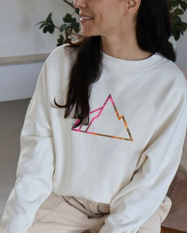 Kultgut Artdesign - Biofair- Kuscheliger Sweatpullover / SundownMountain