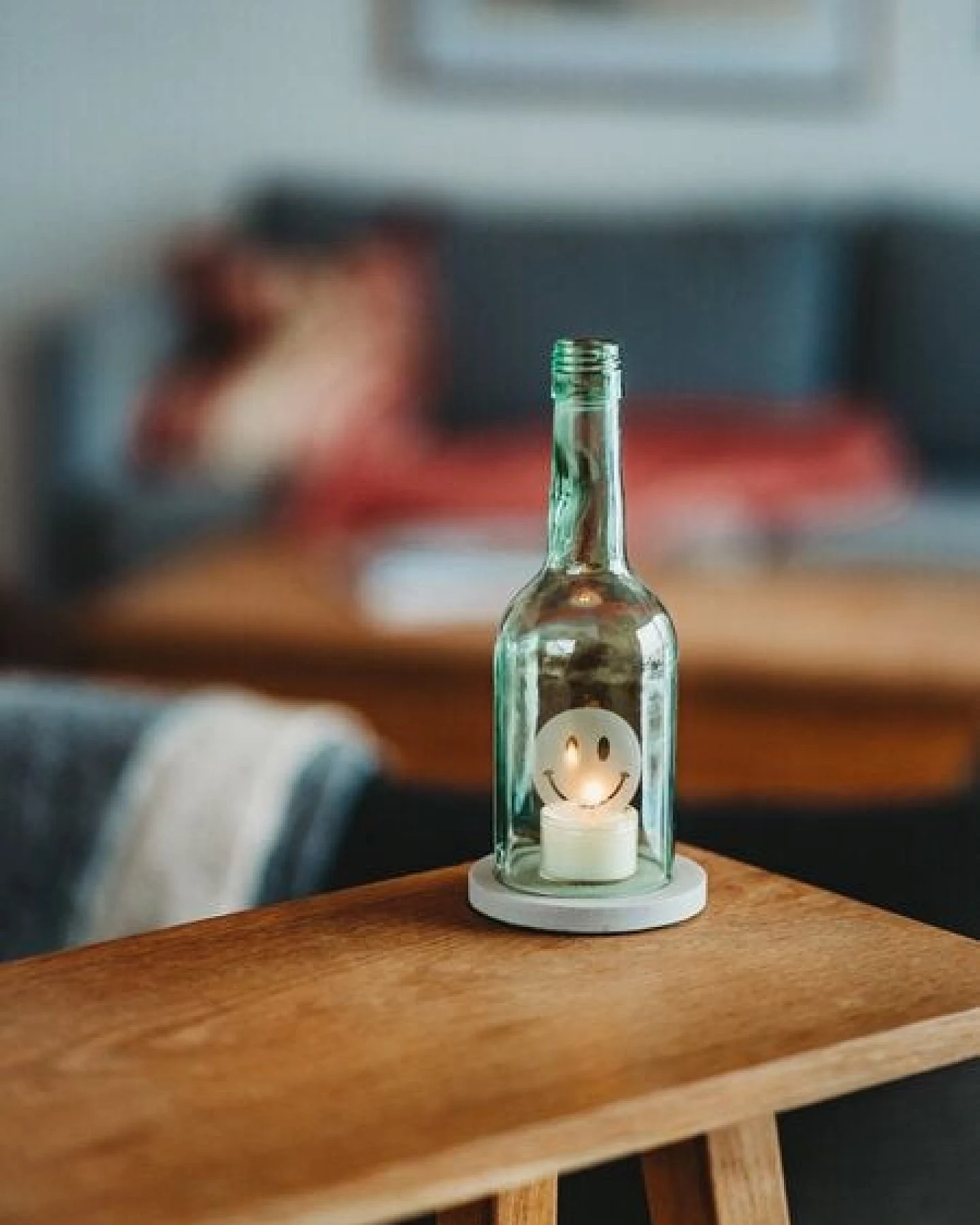 MaBe GOOD vibes only - Windlicht Upcycling mit einem Lächeln – Ansicht 2
