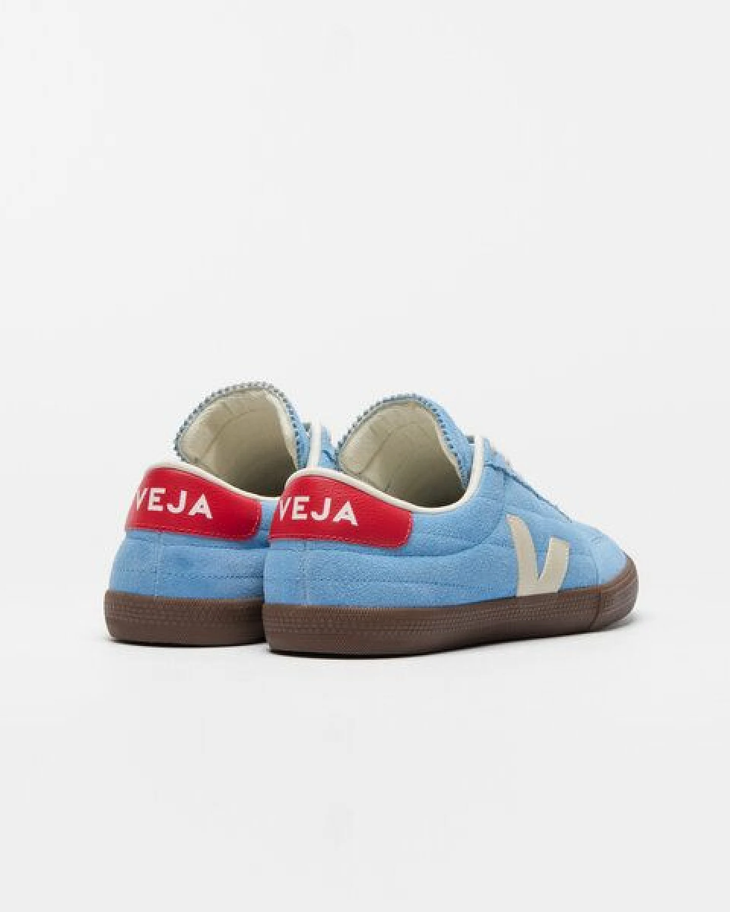 Veja Damen-Sneaker Panenka Suede Aqua Pierre Bark – Ansicht 3