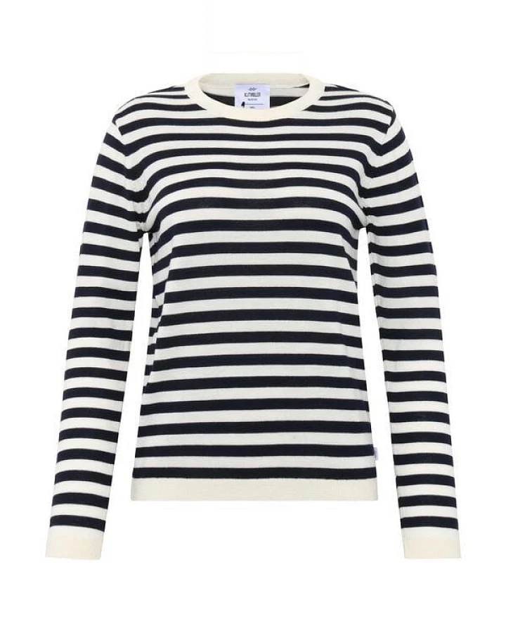 Klitmøller Strickpullover Basic Stripe Merino Knit
