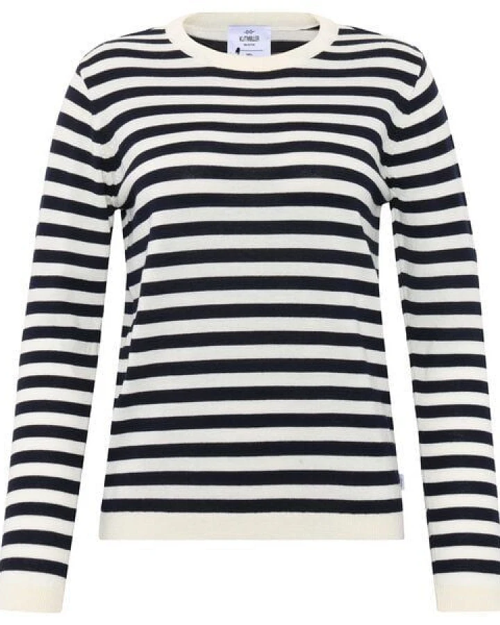 Klitmøller Strickpullover Basic Stripe Merino Knit