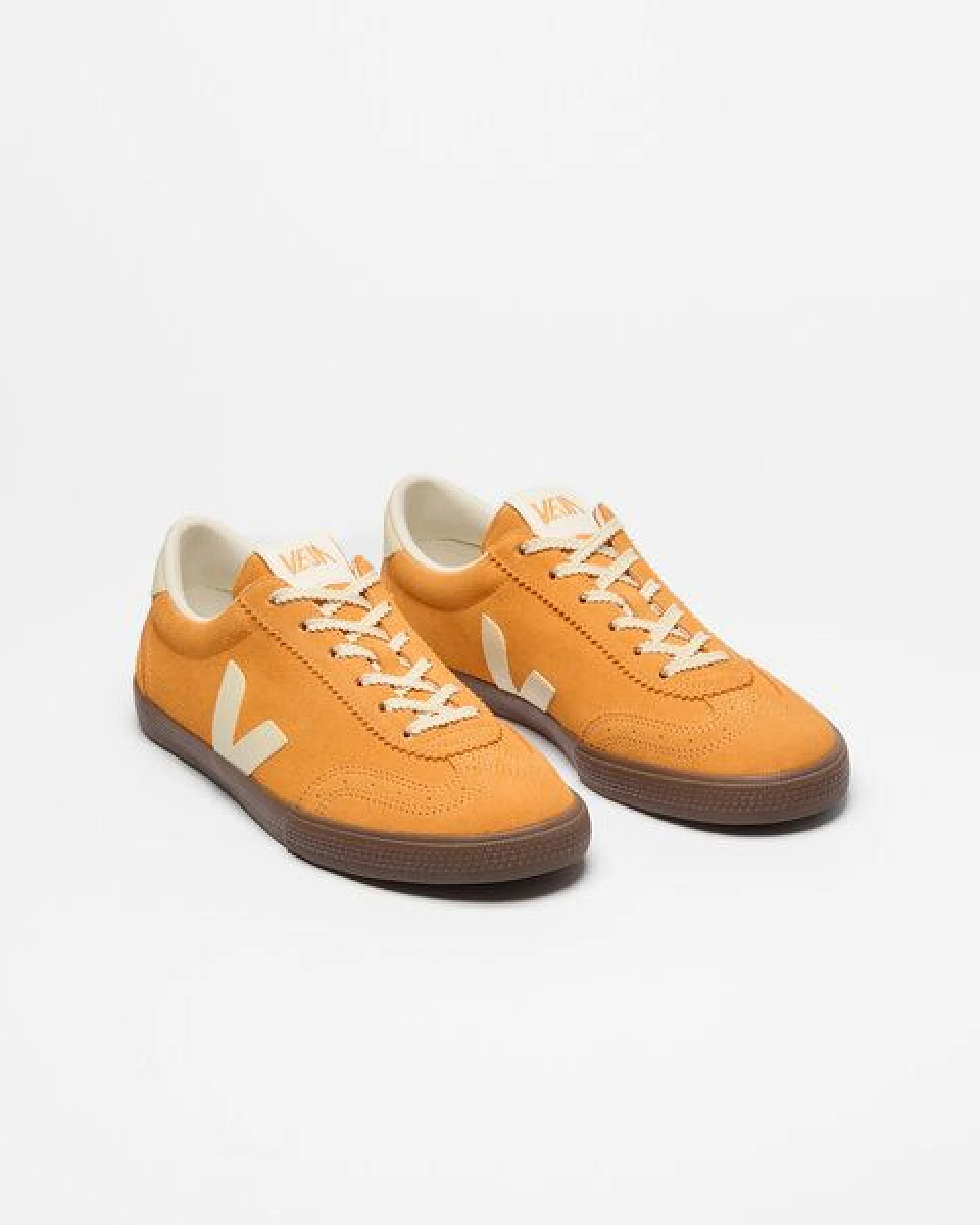Veja Damen-Sneaker Volley Suede Mango Calcaire Bark – Ansicht 2