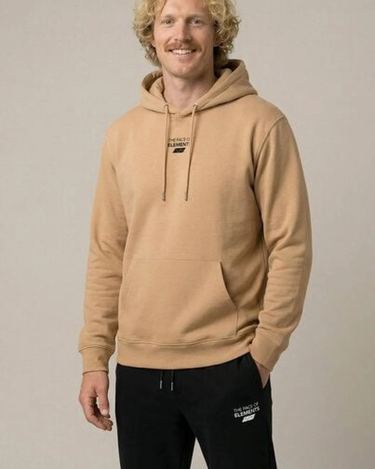 THE FACE OF ELEMENTS ESSENTIAL - REGULAR FIT HOODIE AUS 100% BIO-BAUMWOLLE – Ansicht 3