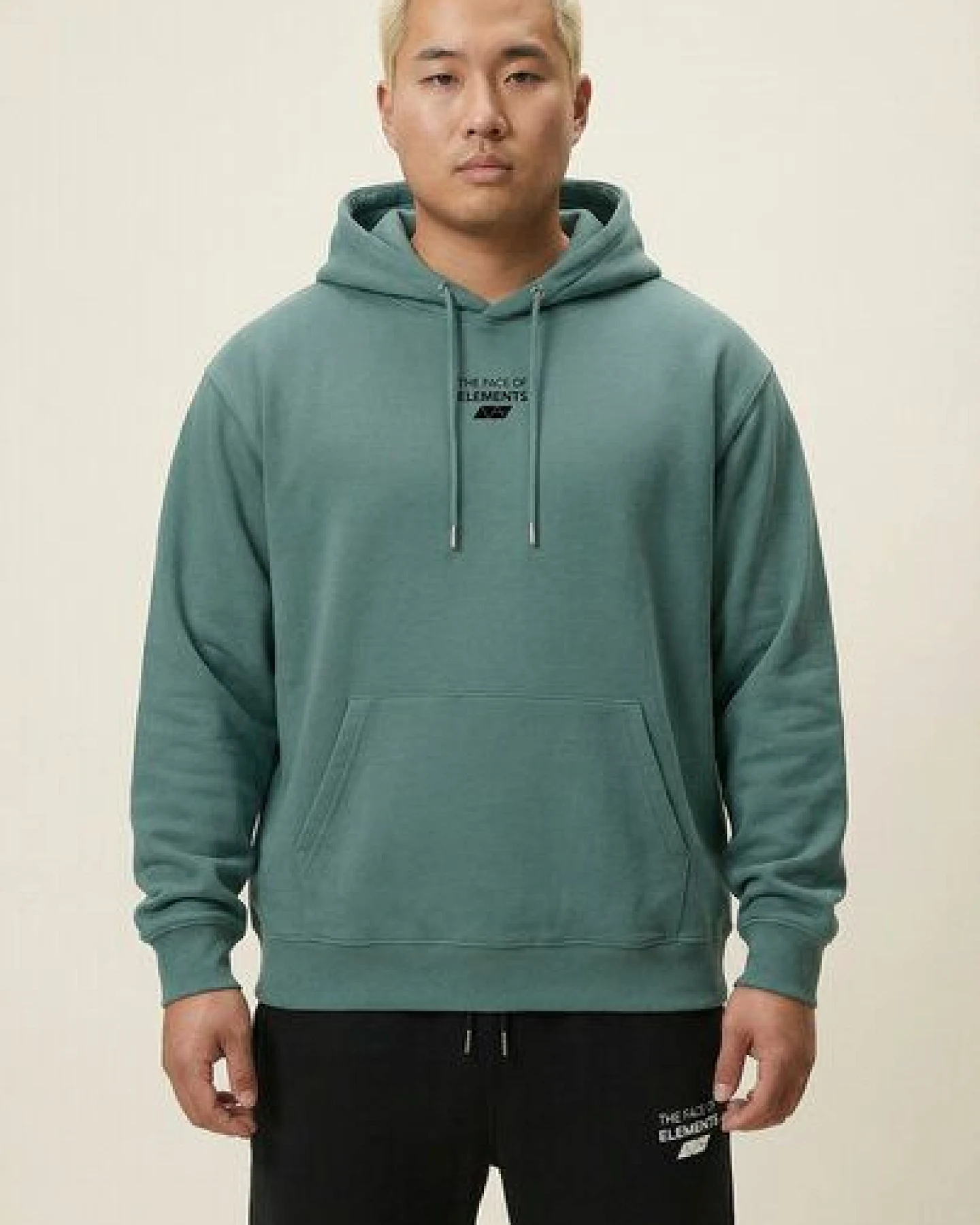 THE FACE OF ELEMENTS ESSENTIAL - REGULAR FIT HOODIE AUS 100% BIO-BAUMWOLLE – Ansicht 2