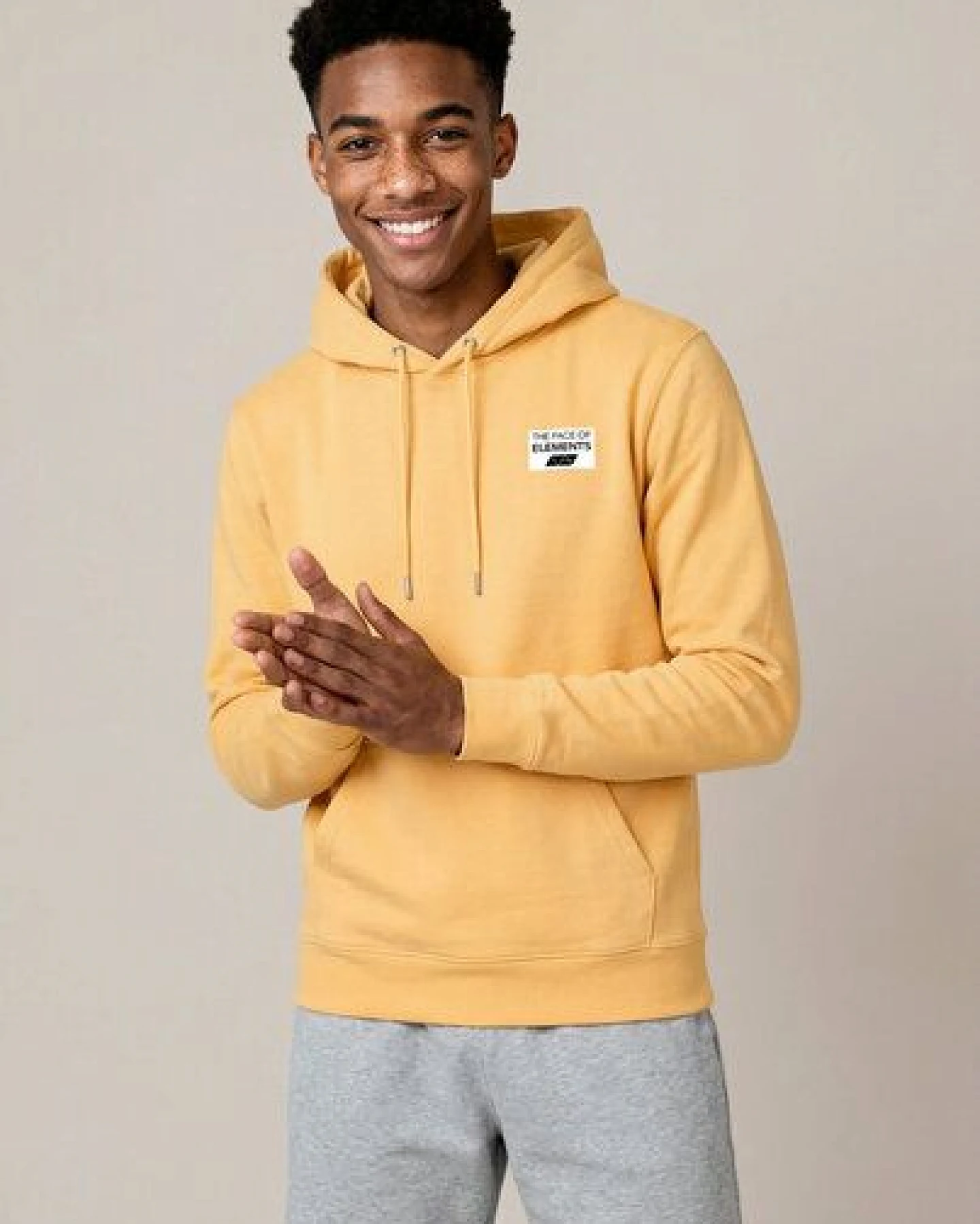 THE FACE OF ELEMENTS COLOR RUSH - REGULAR FIT HOODIE AUS 100% BIO-BAUMWOLLE – Ansicht 3