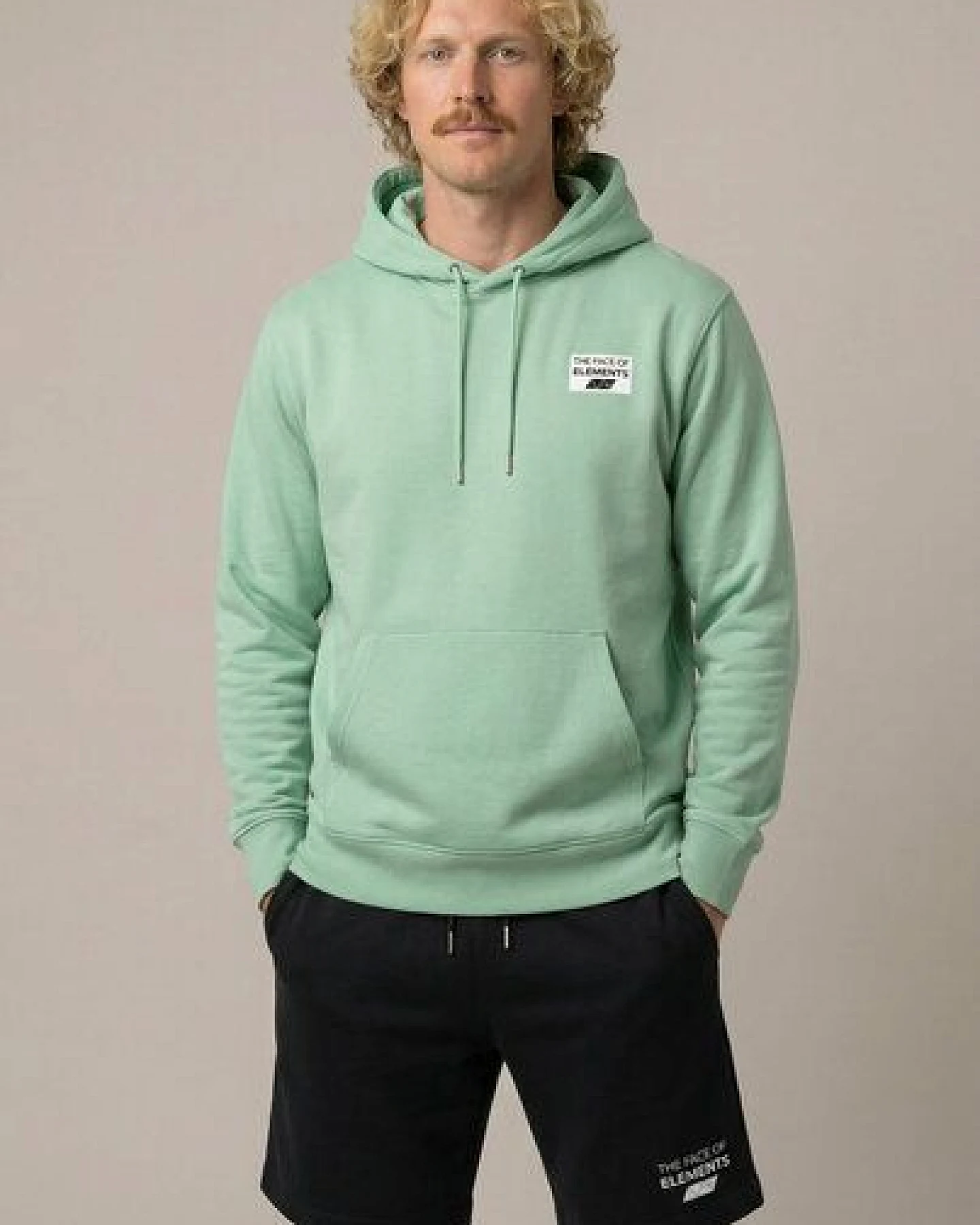THE FACE OF ELEMENTS COLOR RUSH - REGULAR FIT HOODIE AUS 100% BIO-BAUMWOLLE – Ansicht 2