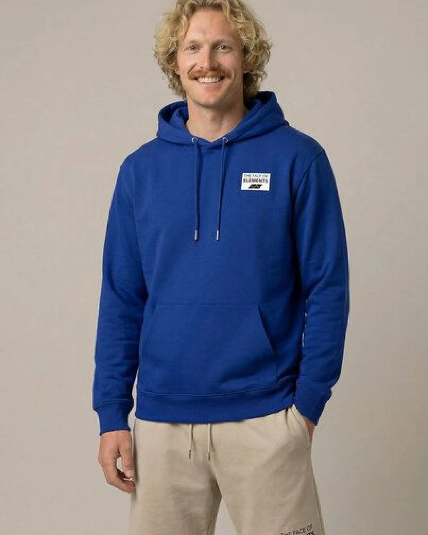THE FACE OF ELEMENTS COLOR RUSH - REGULAR FIT HOODIE AUS 100% BIO-BAUMWOLLE – Ansicht 2