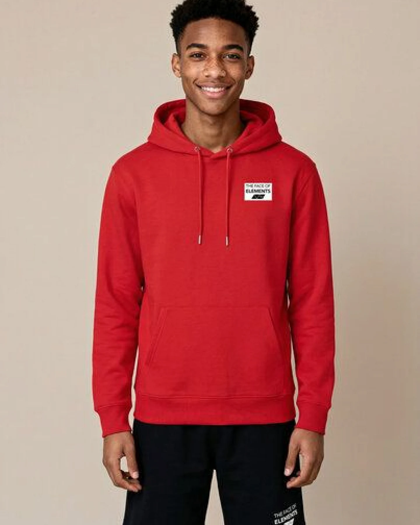 THE FACE OF ELEMENTS COLOR RUSH - REGULAR FIT HOODIE AUS 100% BIO-BAUMWOLLE – Ansicht 2