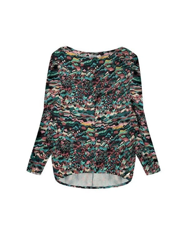 WiDDA berlin Buntes Oversize Longsleeve SLABBY aus ECOVERO
