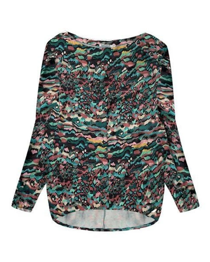 WiDDA berlin Buntes Oversize Longsleeve SLABBY aus ECOVERO