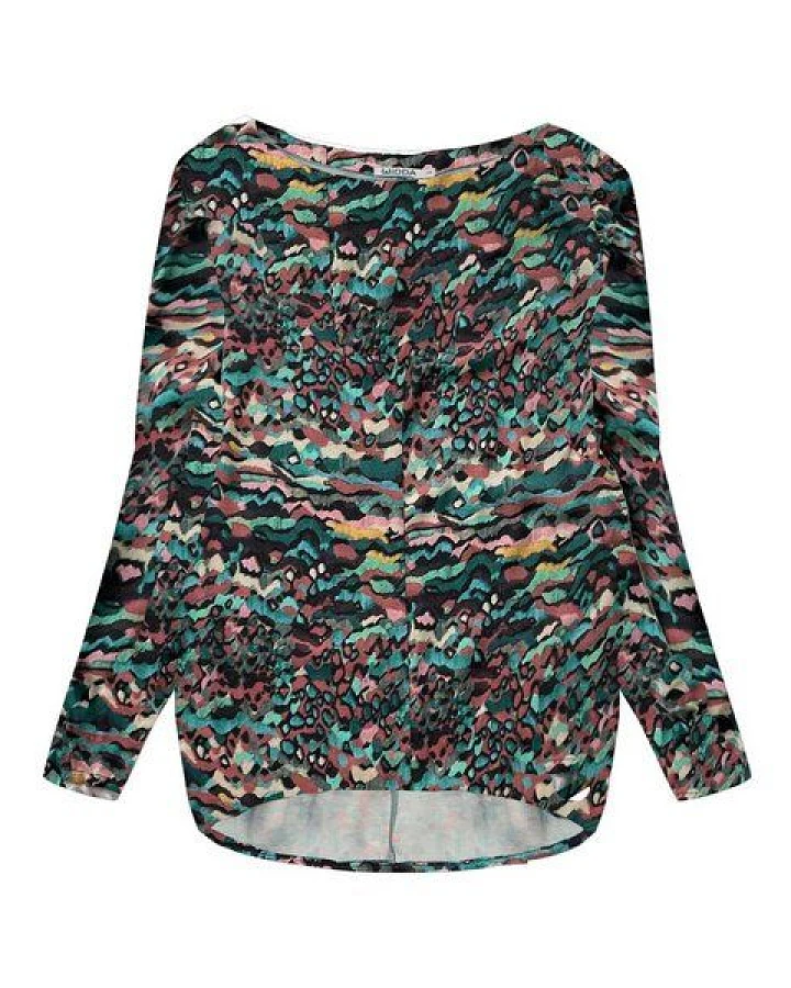 WiDDA berlin Buntes Oversize Longsleeve SLABBY aus ECOVERO
