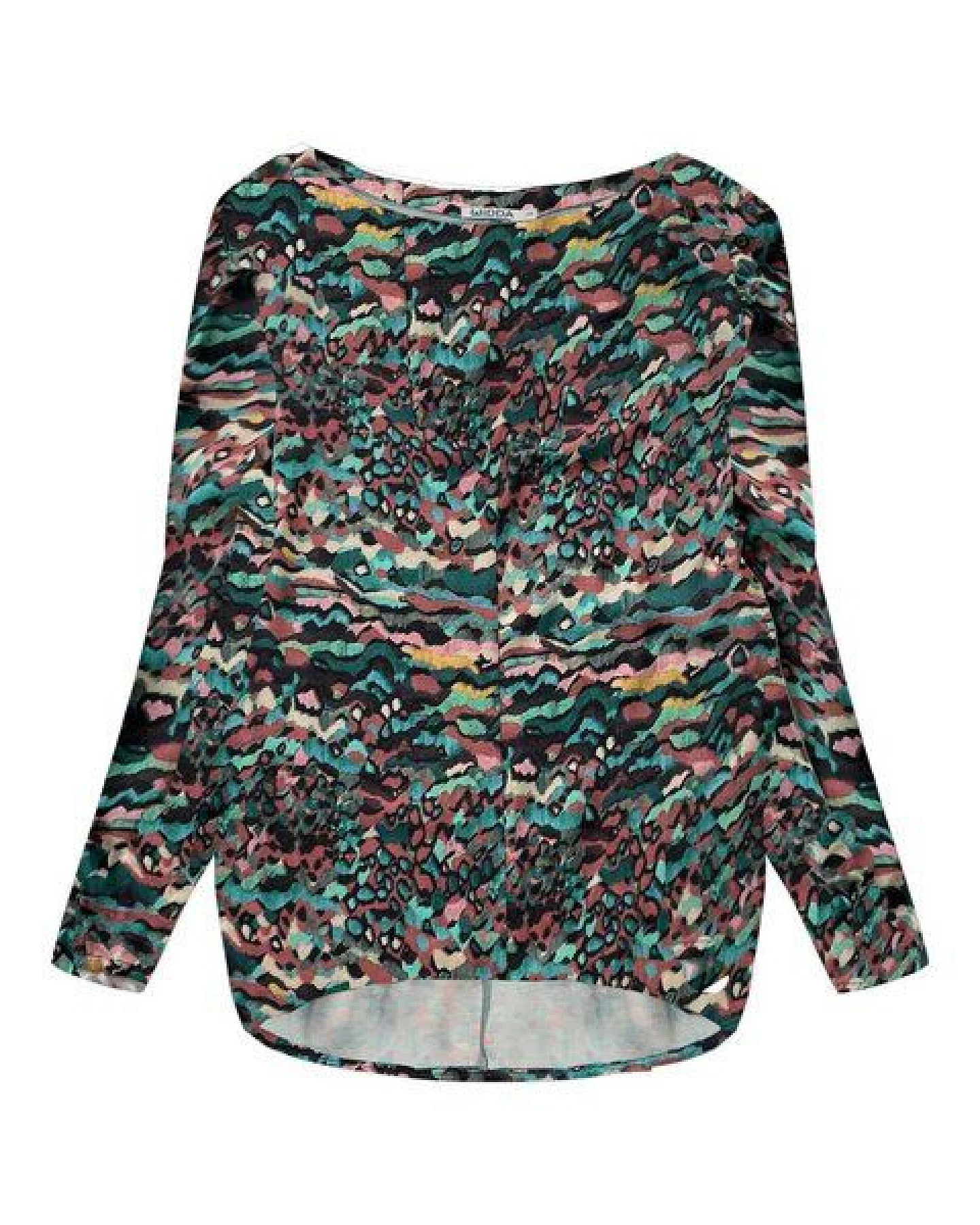 WiDDA berlin Buntes Oversize Longsleeve SLABBY aus ECOVERO – Ansicht 2