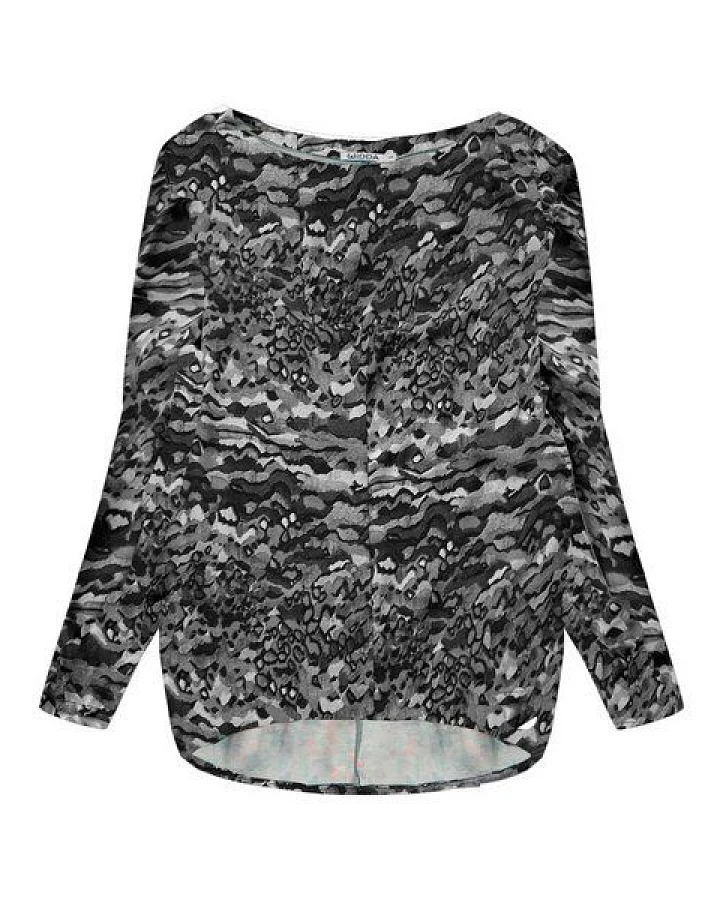 WiDDA berlin Gemustertes Oversize Longsleeve SLABBY aus ECOVERO