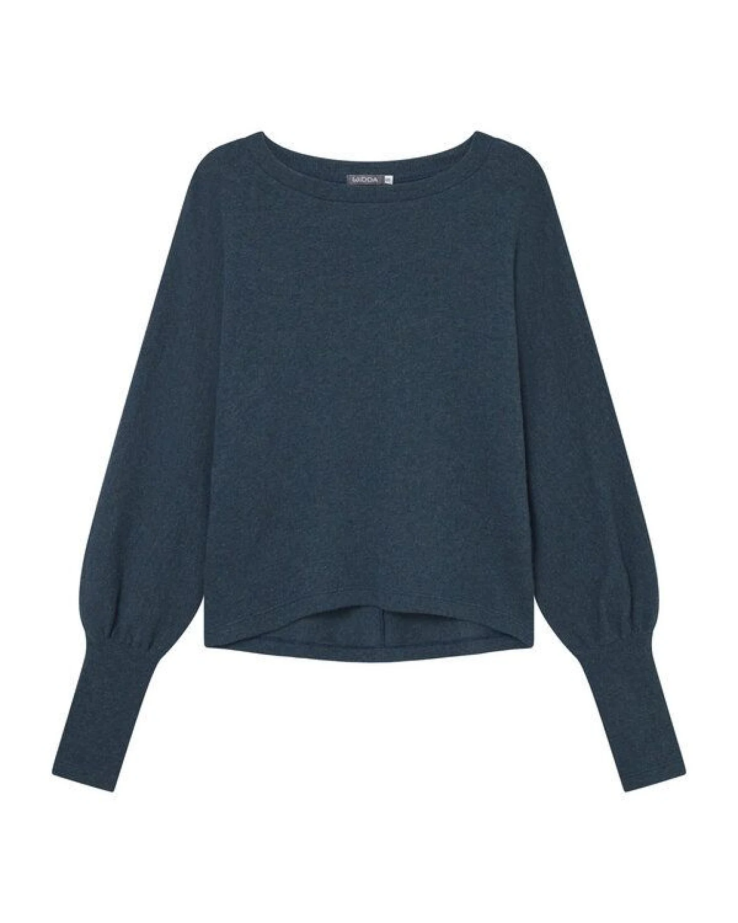 WiDDA berlin Pullover BOXI petrol aus recycelter Wolle – Ansicht 3