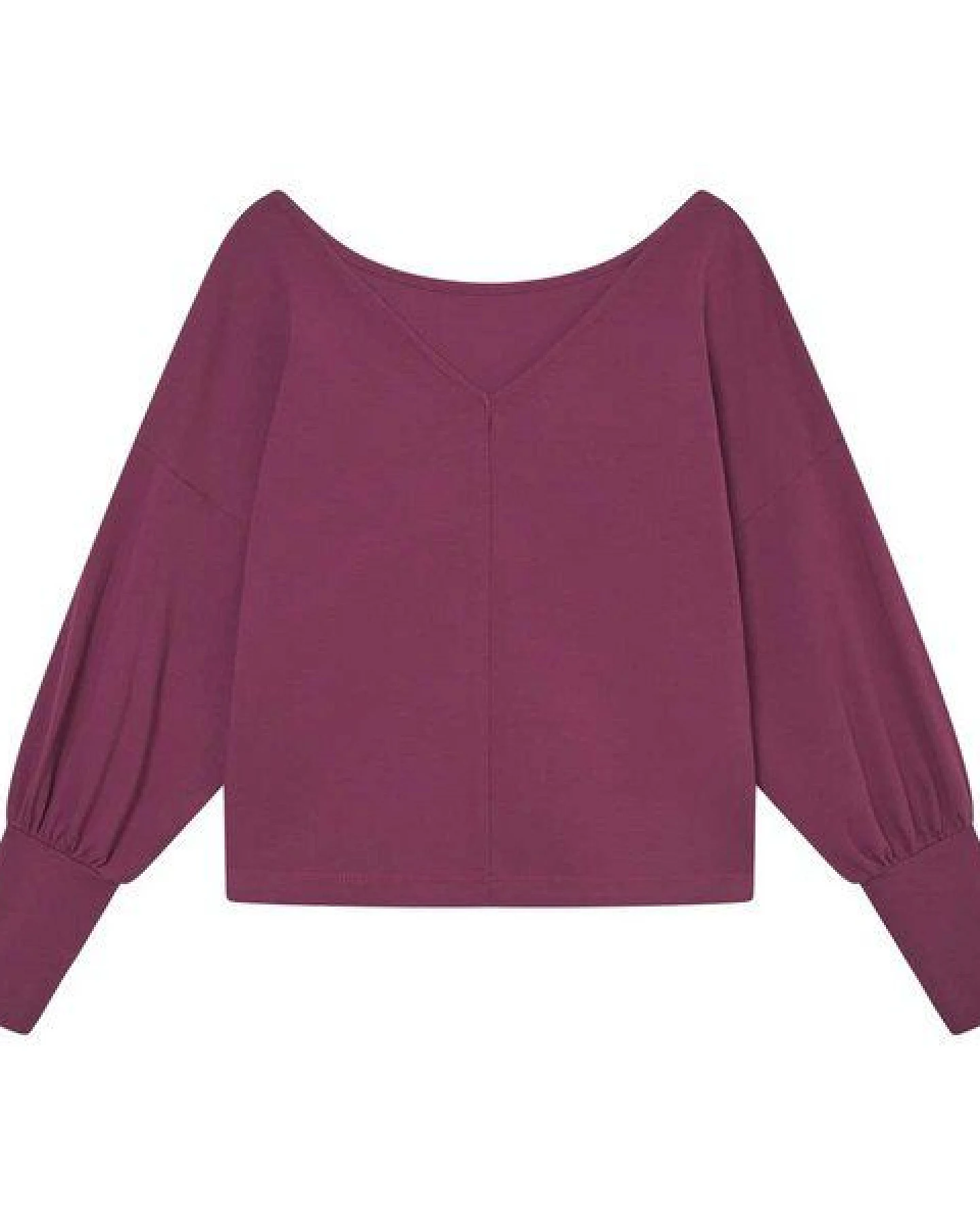 WiDDA berlin Longsleeve AVA Beere aus Bio-Baumwolle – Ansicht 2