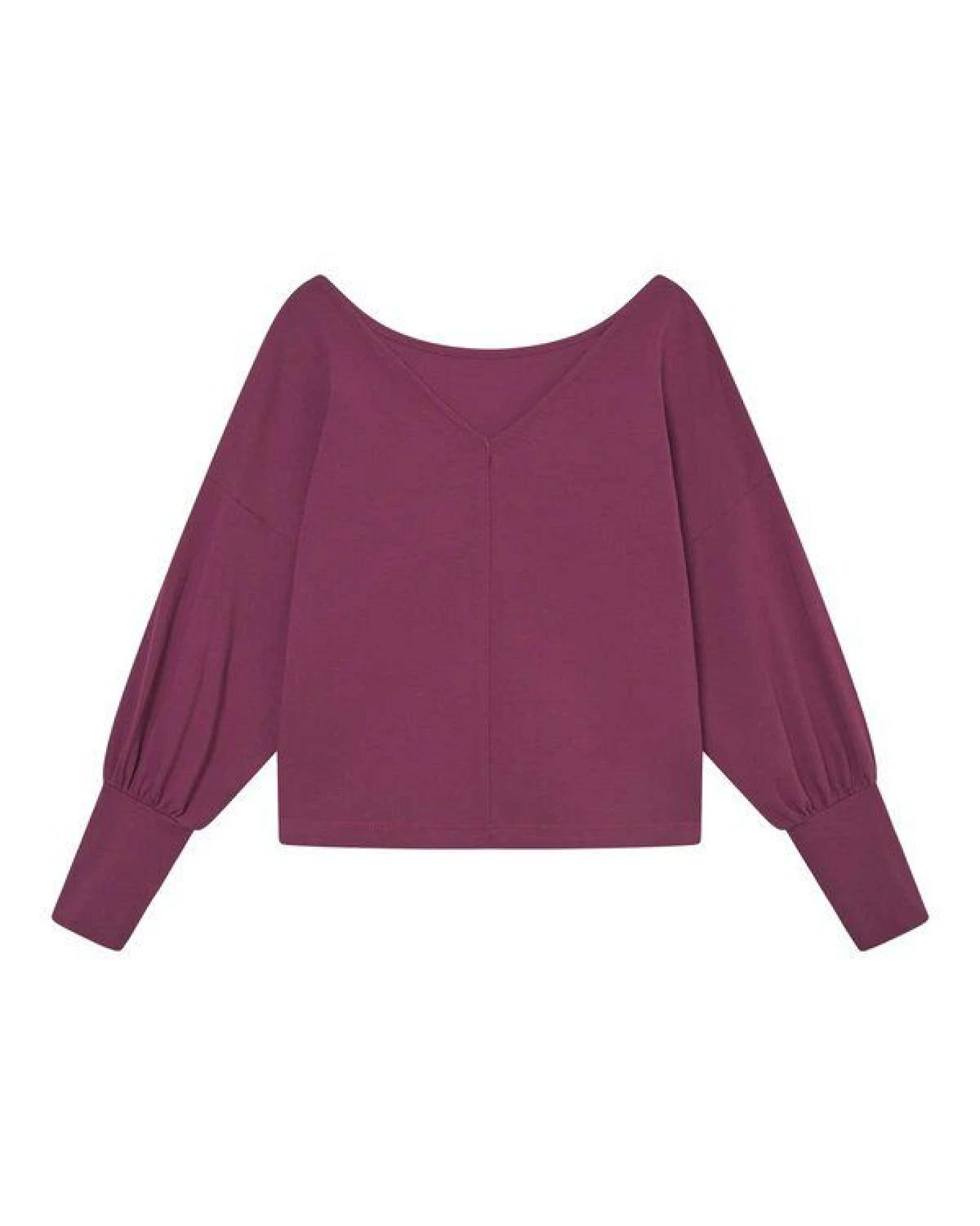 WiDDA berlin Longsleeve AVA Beere aus Bio-Baumwolle – Ansicht 2