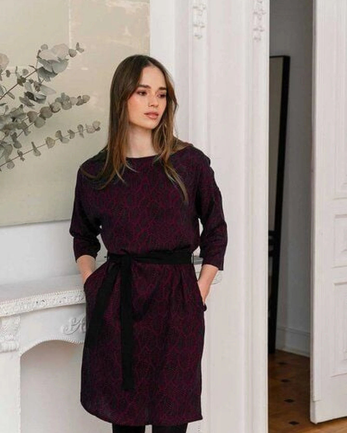 WiDDA berlin Kleid PURA beere aus ECOVERO® – Ansicht 2
