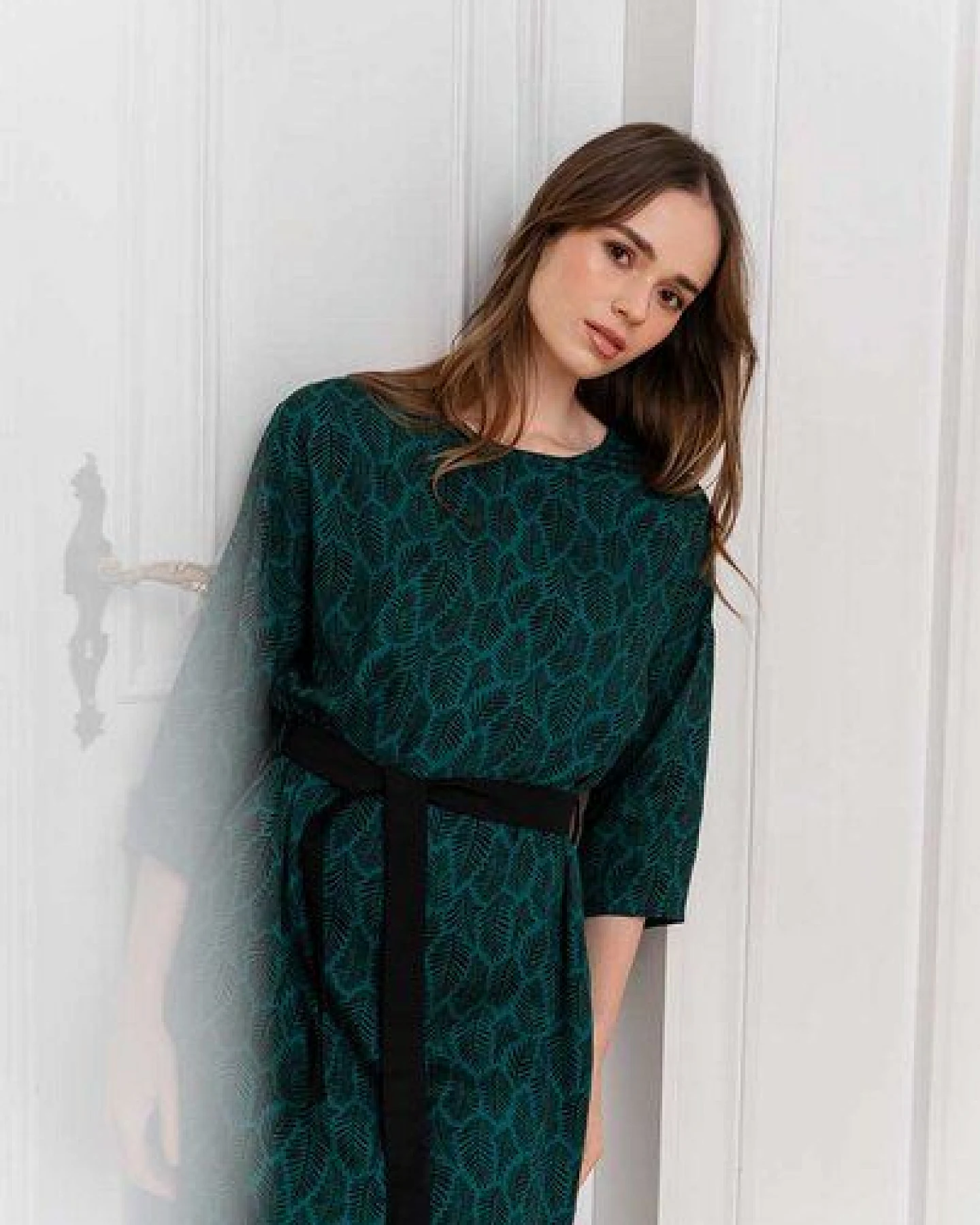 WiDDA berlin Kleid PURA petrol aus ECOVERO® – Ansicht 2