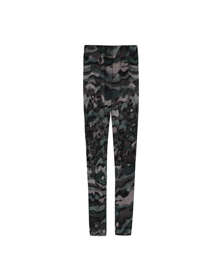 WiDDA berlin BASIC Leggings aus ECOVERO Jersey grau gemustert