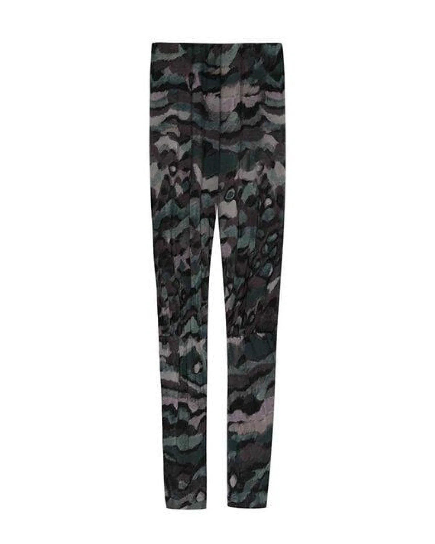 WiDDA berlin BASIC Leggings aus ECOVERO Jersey grau gemustert – Ansicht 2