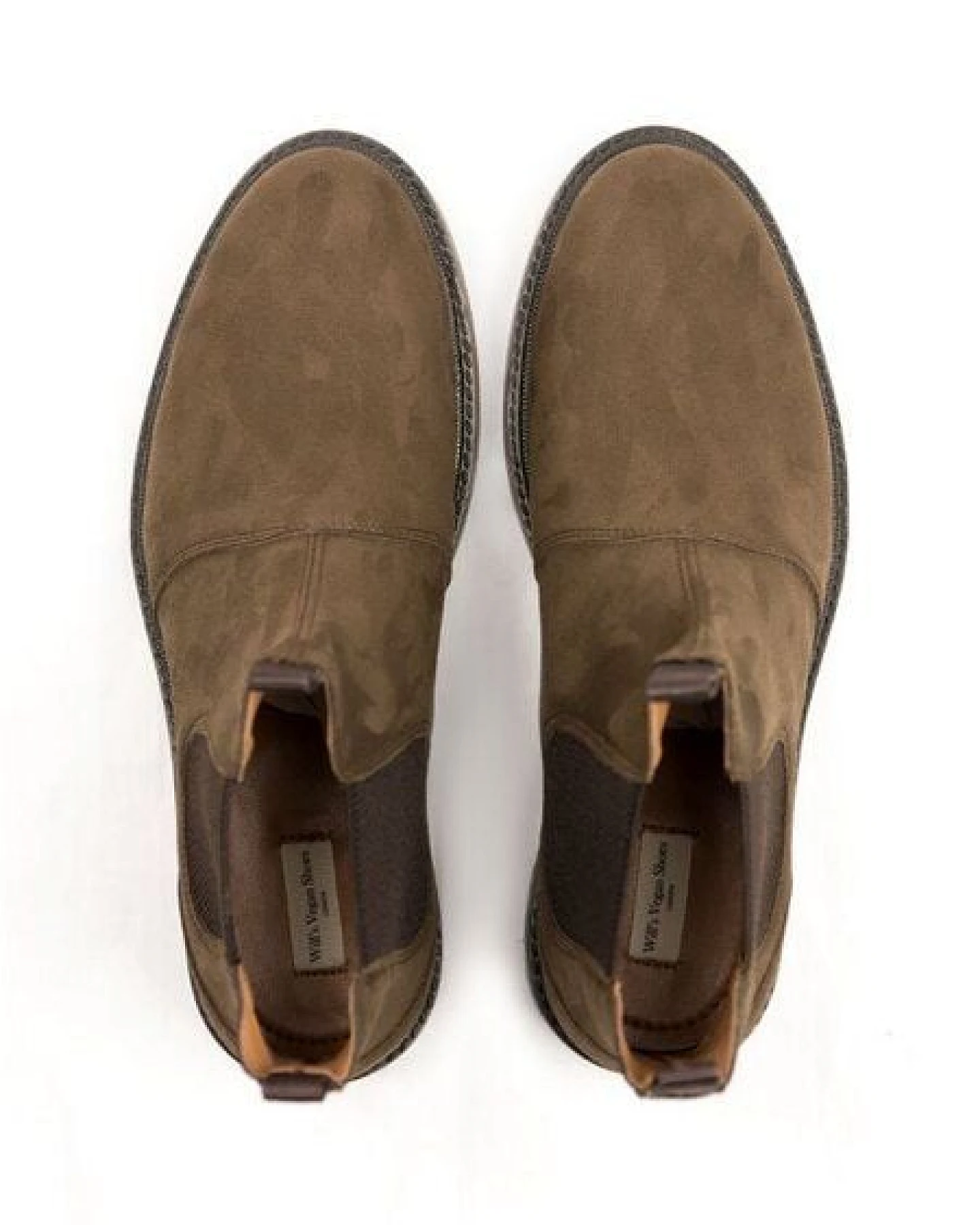 Will's Vegan Shop Continental Chelsea-Stiefel Veganes Wildleder Damen – Ansicht 3