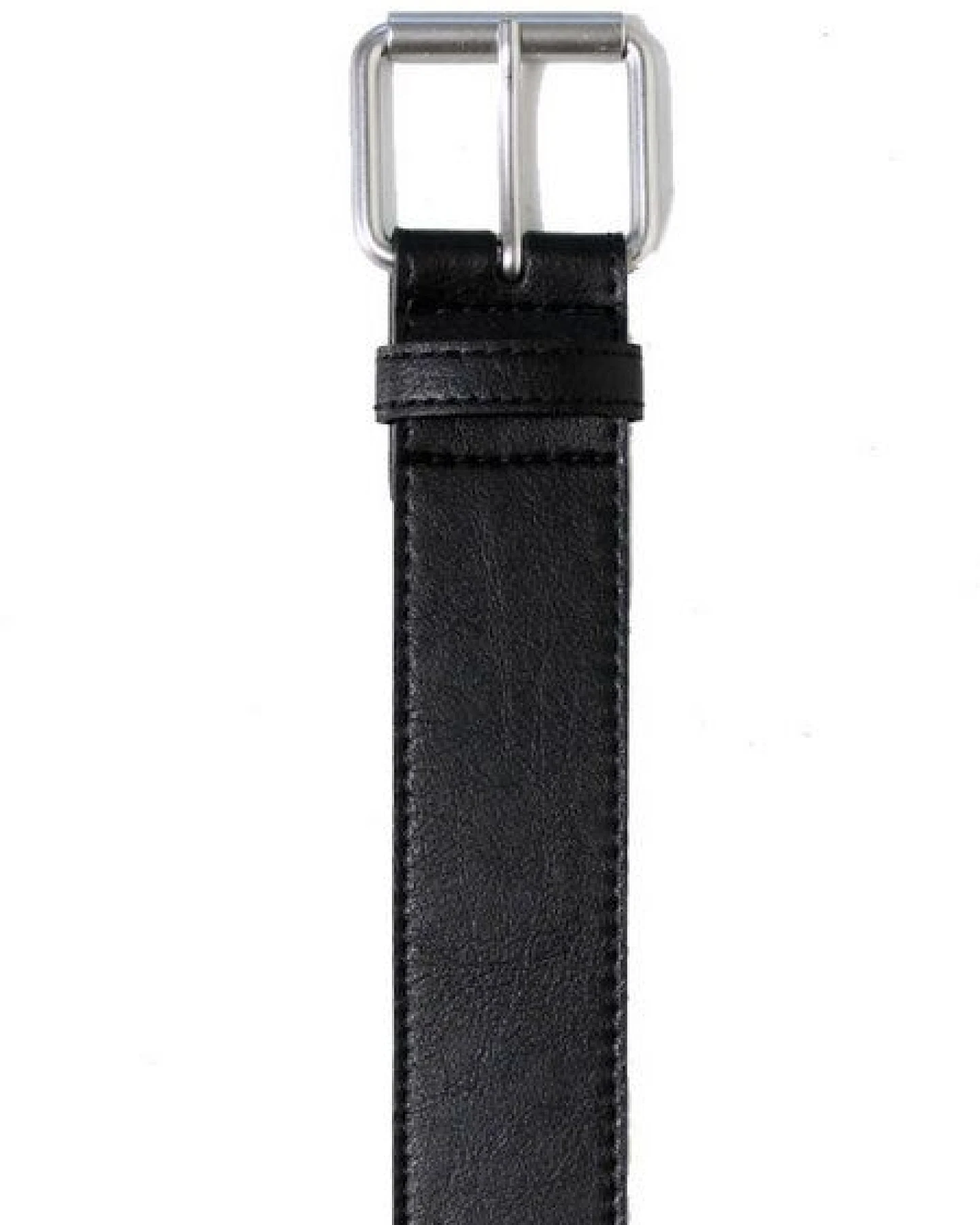 Will's Vegan Shop Jeansgürtel 4cm Schwarz Herren – Ansicht 2