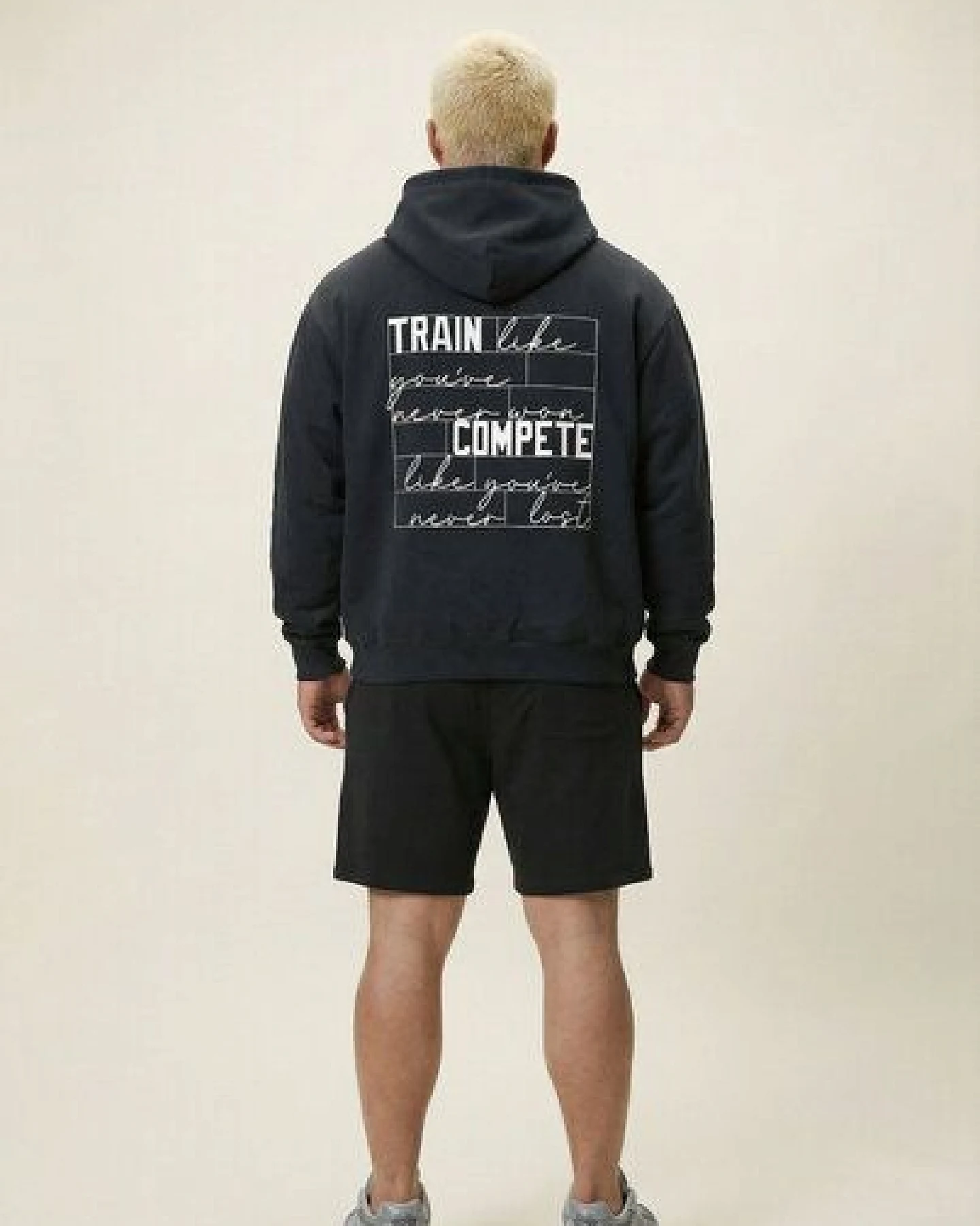 THE FACE OF ELEMENTS TRAIN & COMPETE - OVERSIZED FIT HOODIE AUS 100% BIO-BAUMWOLLE – Ansicht 4