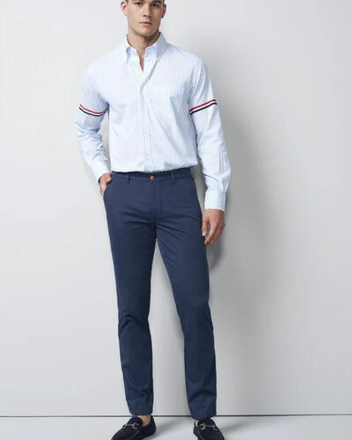 M 5 BY MEYER Chino mit Stretchbund