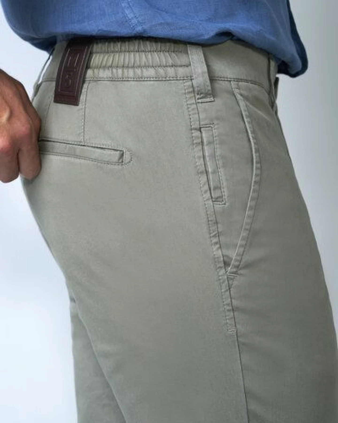 M 5 BY MEYER Chino mit Stretchbund – Ansicht 3