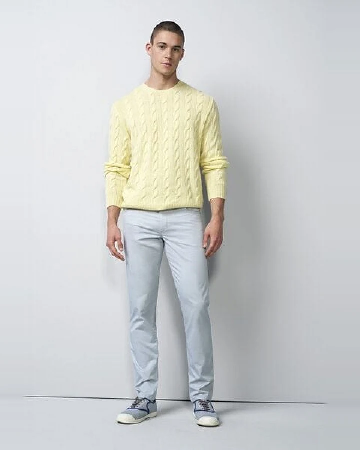 M 5 BY MEYER Five Pocket im Mikro Print